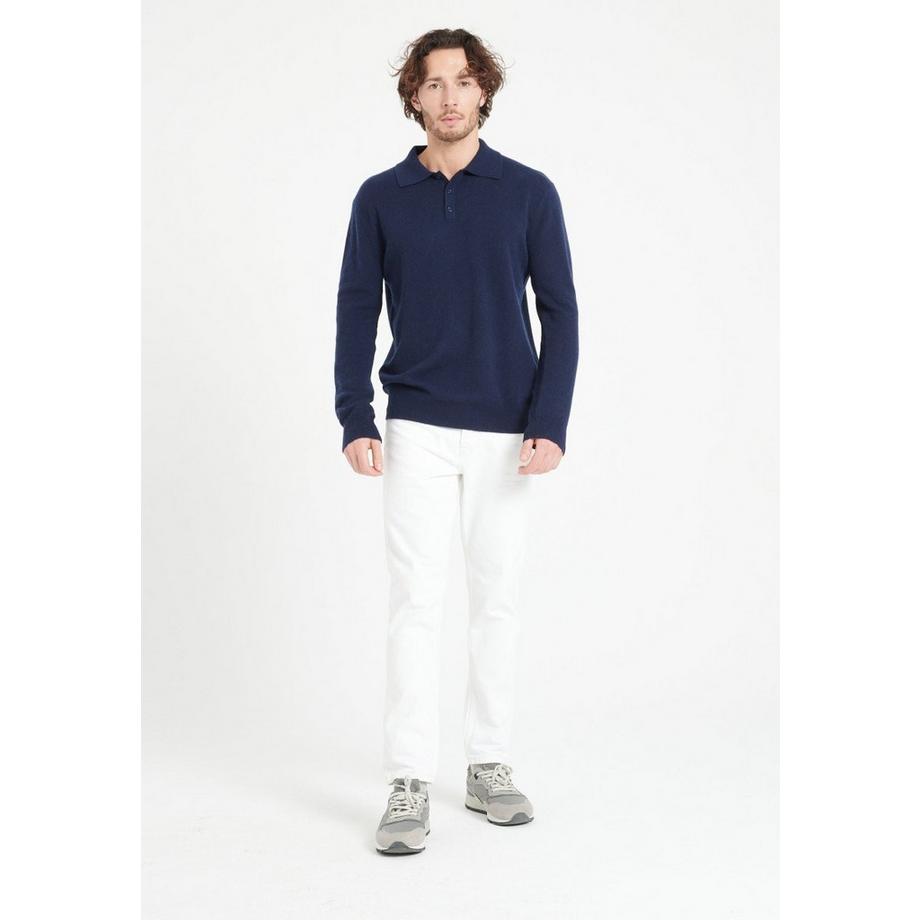 Studio Cashmere8 LUKE 5 Langarm Polo-Shirt  