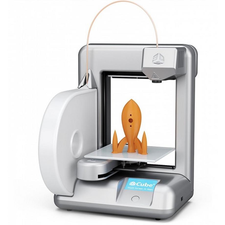 3D Systems  Cube 2nd Generation 3D Printer Silver 