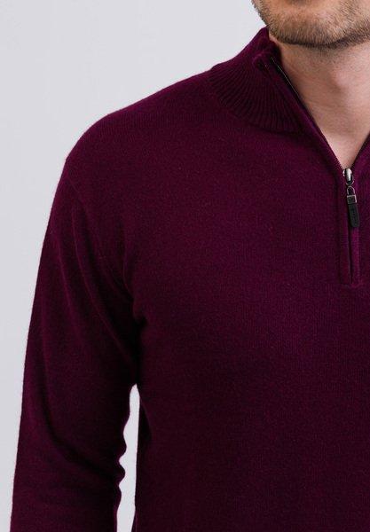 CASH-MERE.CH  Kaschmir Stehkragen Pullover 