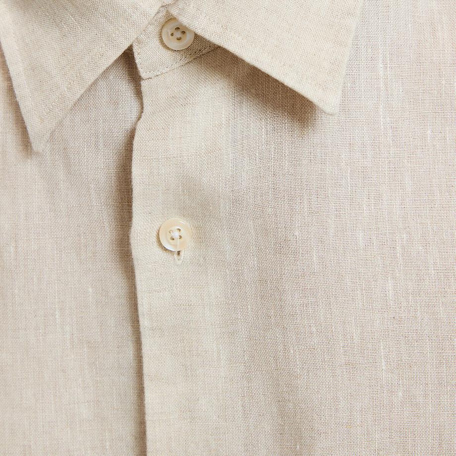 La Redoute Collections Signature Chemise Droite Manches Longues Lin  