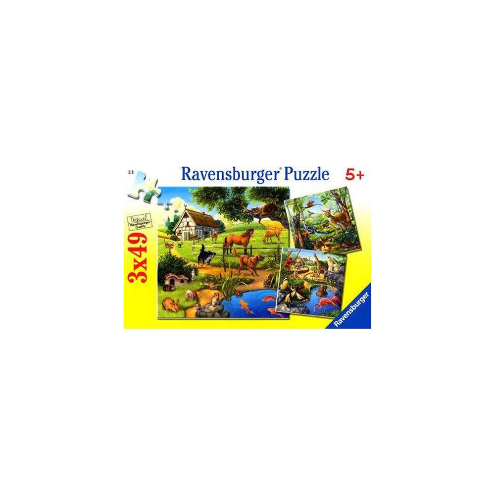 Ravensburger  Wald-Zoo-Haustiere, Puzzle (Ravensburger - 09265) 