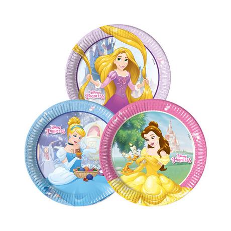Disney PRINCESS Assiettes jetables  