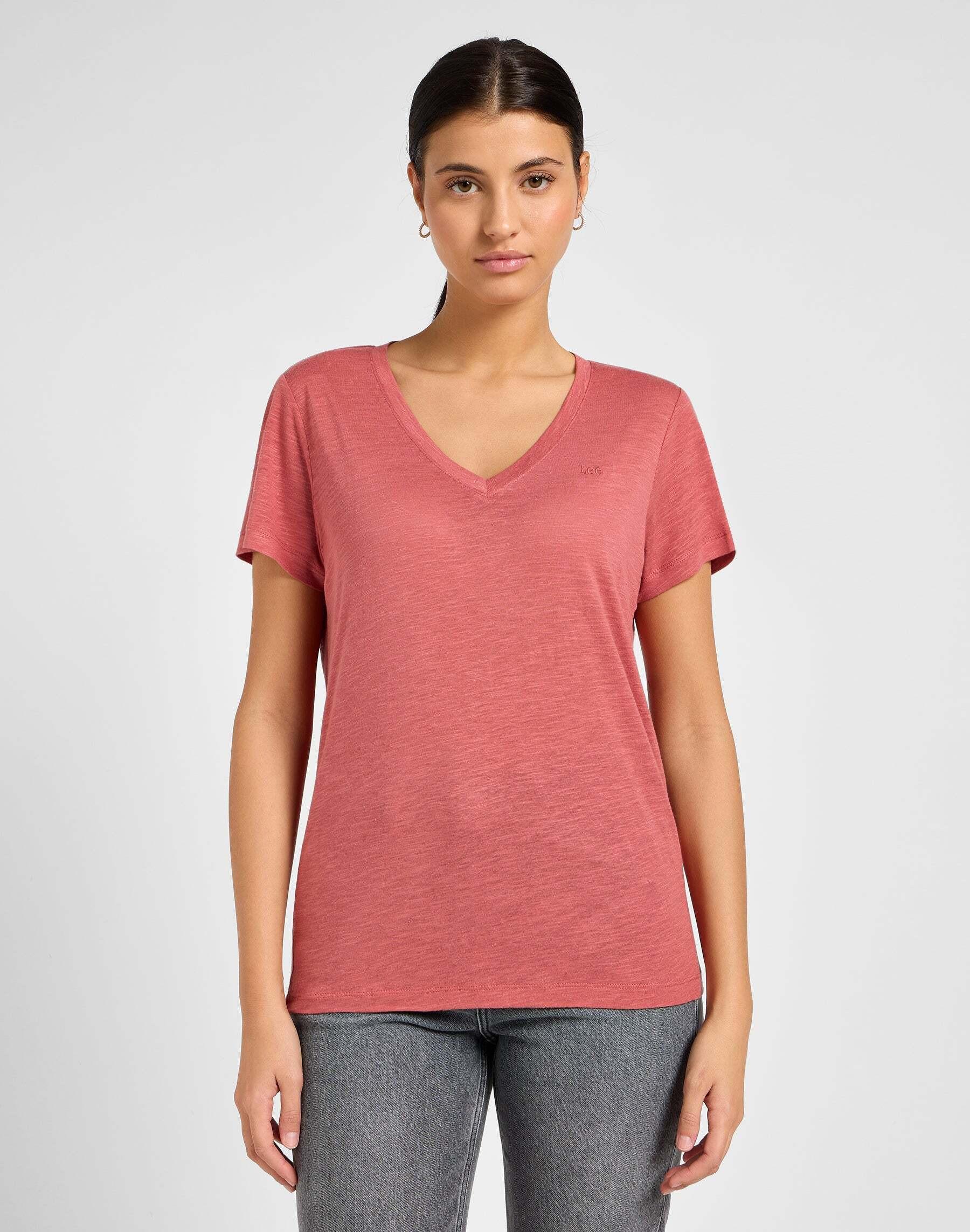 Lee  T-shirt V Neck Tee 