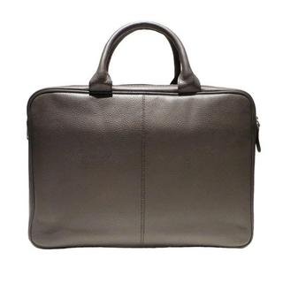 Dermata Lederwaren Borsa a Tracolla per Laptop in Pelle Pieno Fiore  