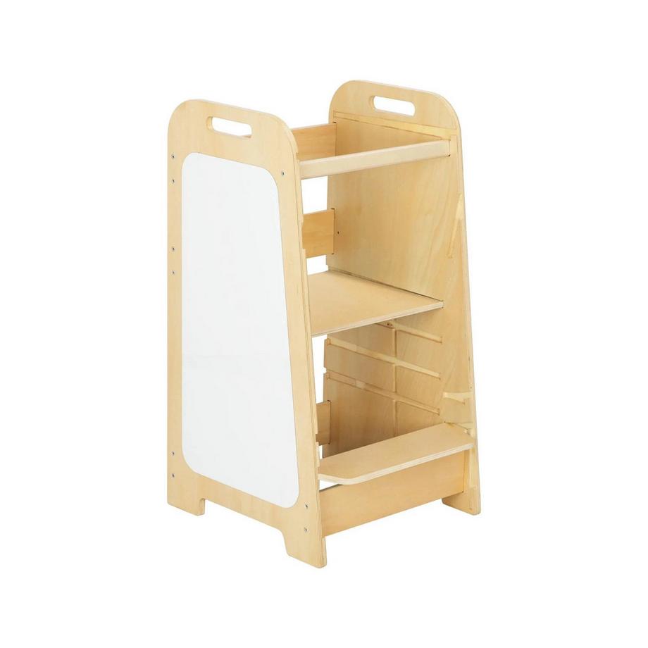 Montessori  Lernturm XL - 5-in-1 Multifunktionaler Helferturm in Minze für Kinder 