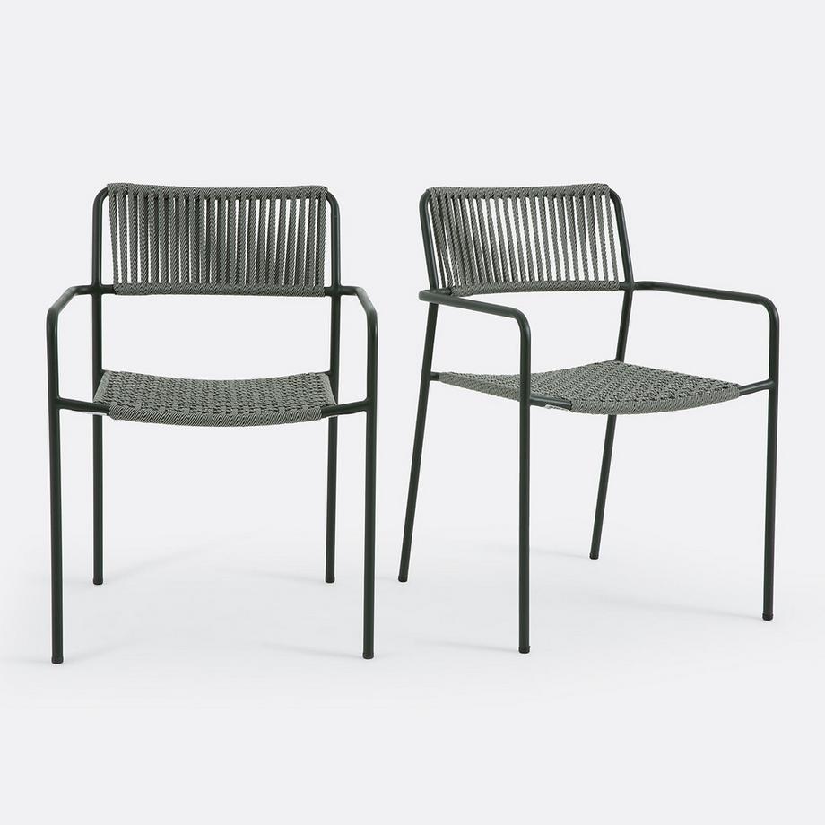 Lot de 2 fauteuils de jardin