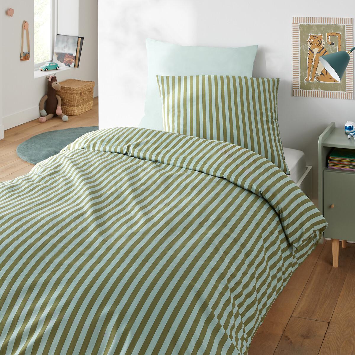 La Redoute Intérieurs Gestreifte Bettwäsche 50% recycelte Baumwolle  