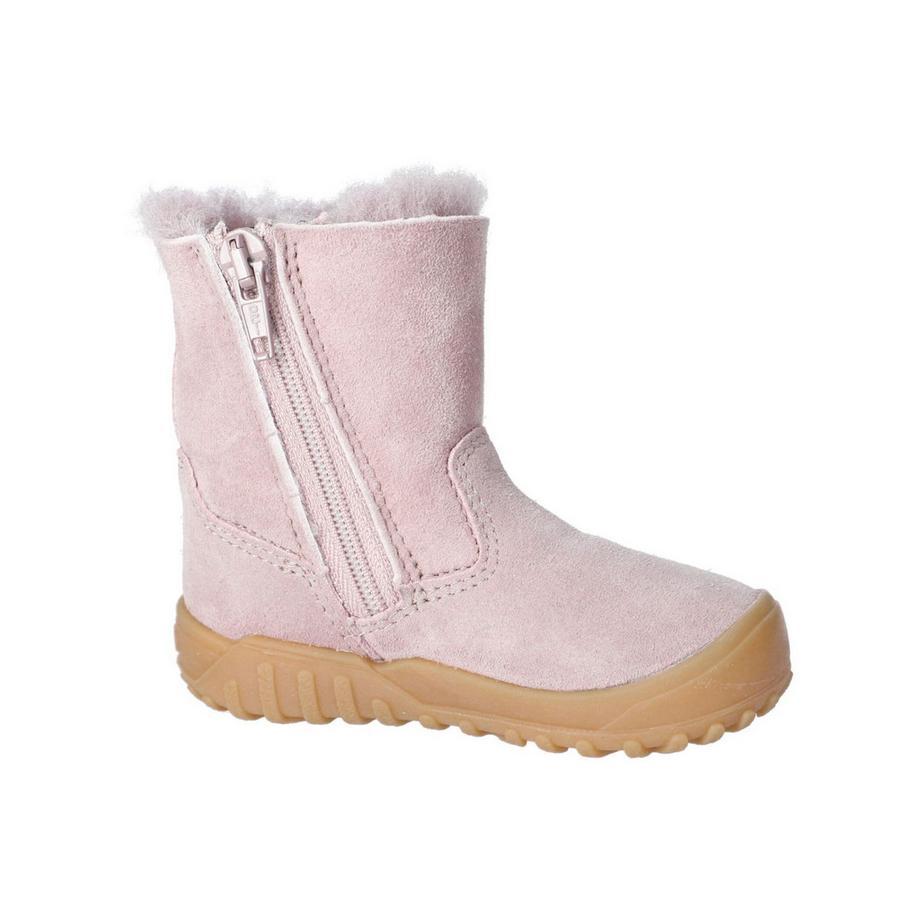 Pepino Rosa Wildlederstiefel mit Kunstfellfutter  