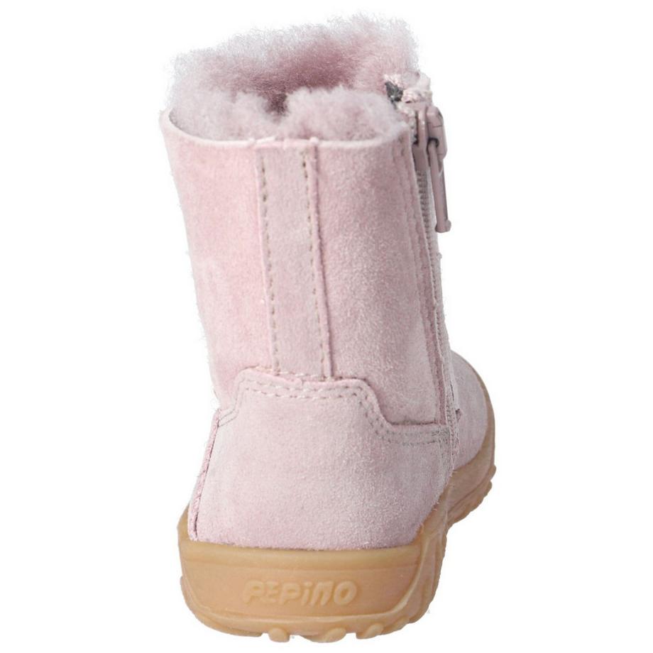 Pepino Rosa Wildlederstiefel mit Kunstfellfutter  