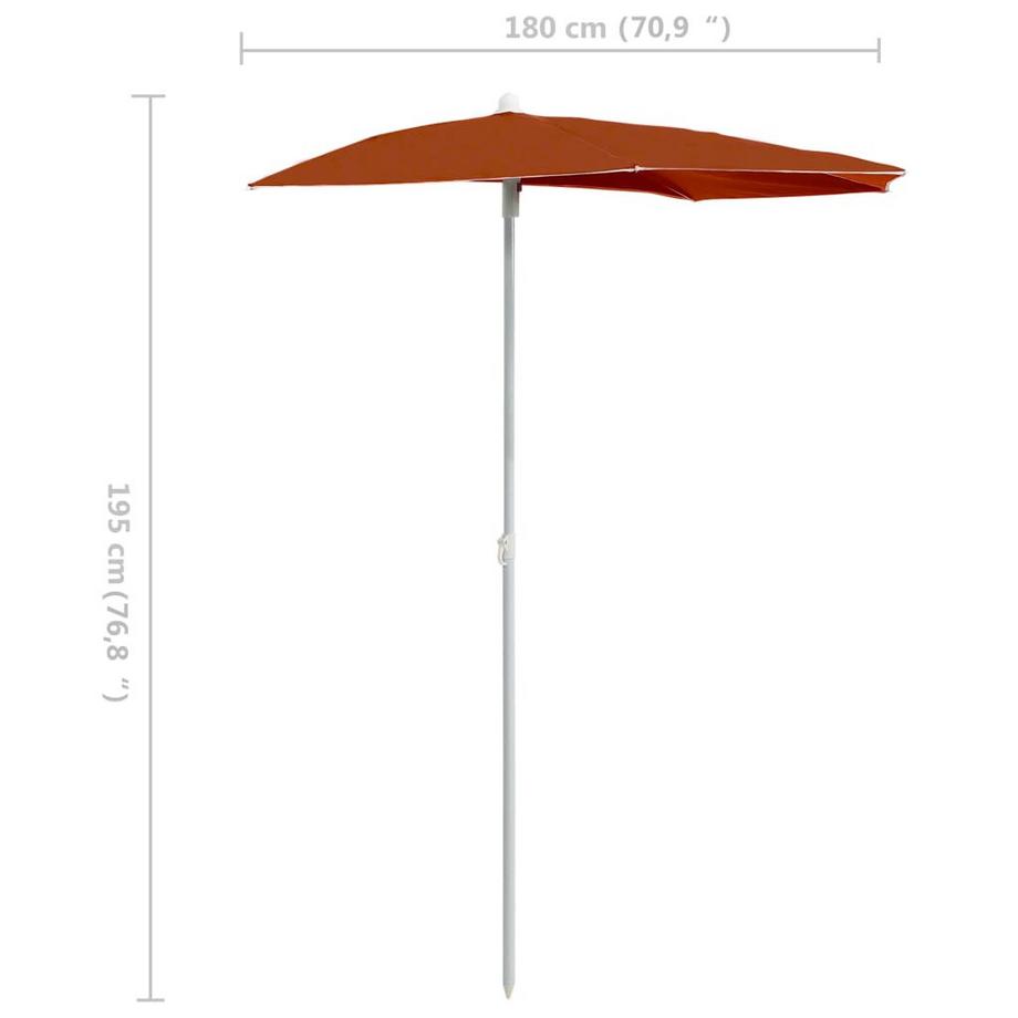 VidaXL Parasol de jardin  