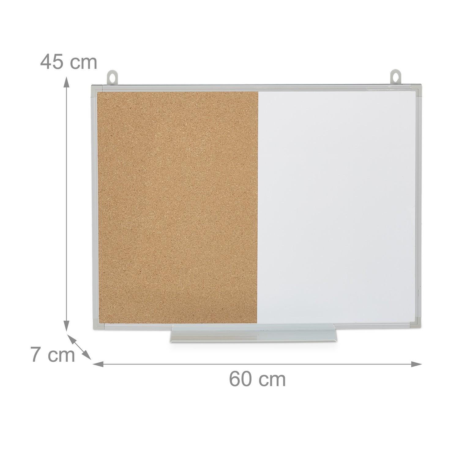 B2X  Kombination aus Pinnwand und Magnettafel 