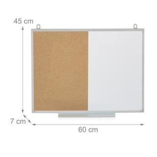 B2X  Kombination aus Pinnwand und Magnettafel 