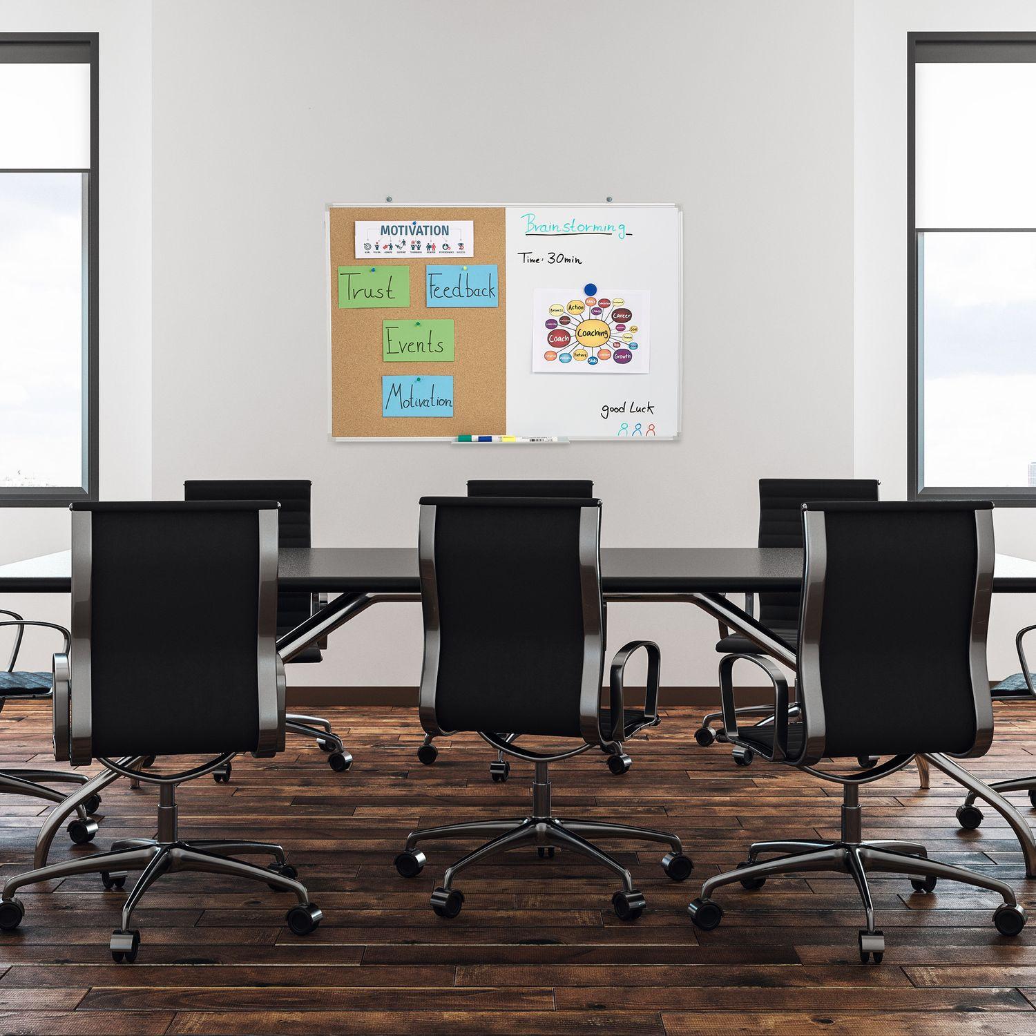 B2X  Kombination aus Pinnwand und Magnettafel 