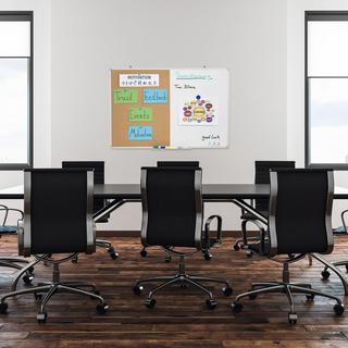 B2X  Kombination aus Pinnwand und Magnettafel 