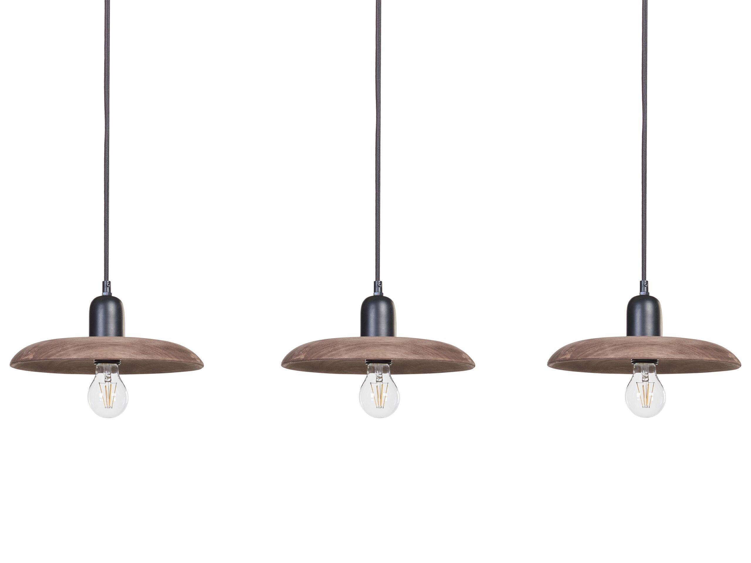 Beliani Lampe suspension en Manguier Boho MANJEERA  