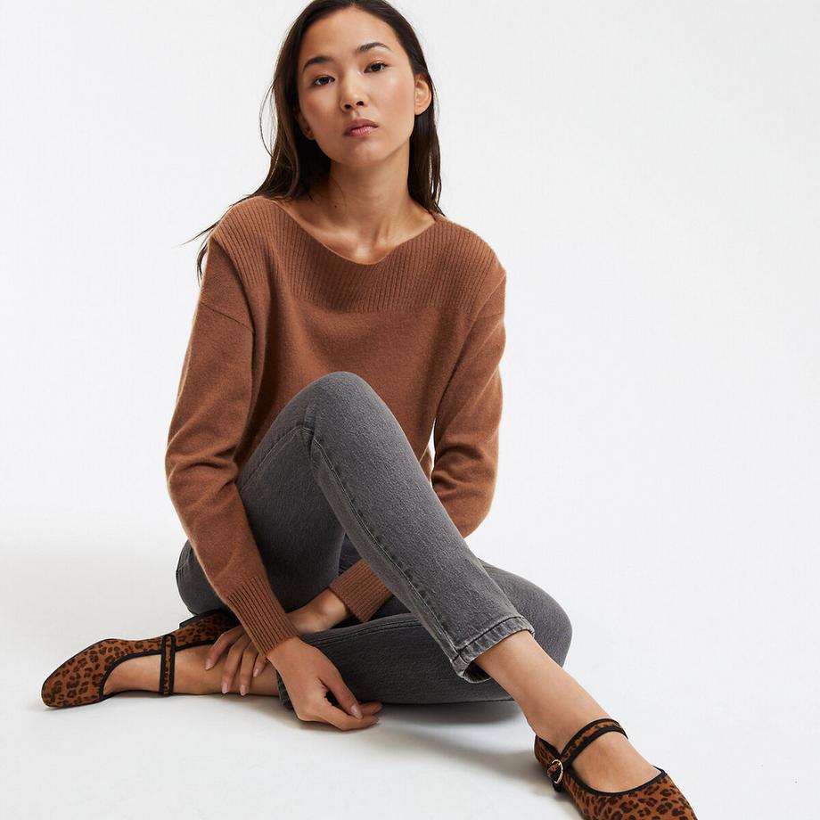 La Redoute Collections Pullover Scollo a Barca  