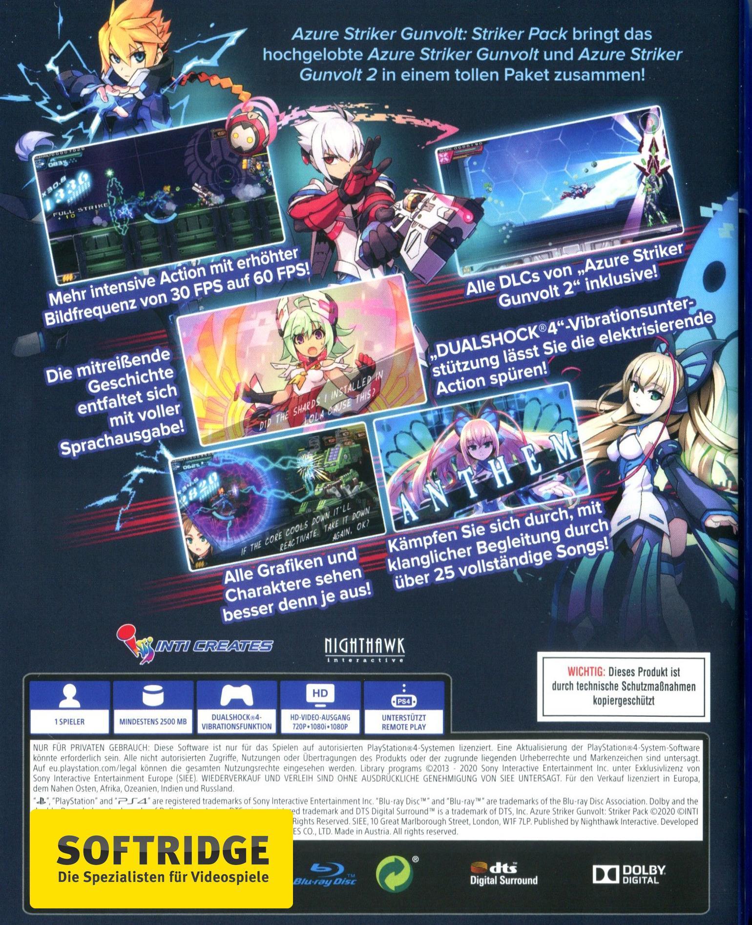 Yacht Club Games  Azure Striker Gunvolt: Striker Pack 