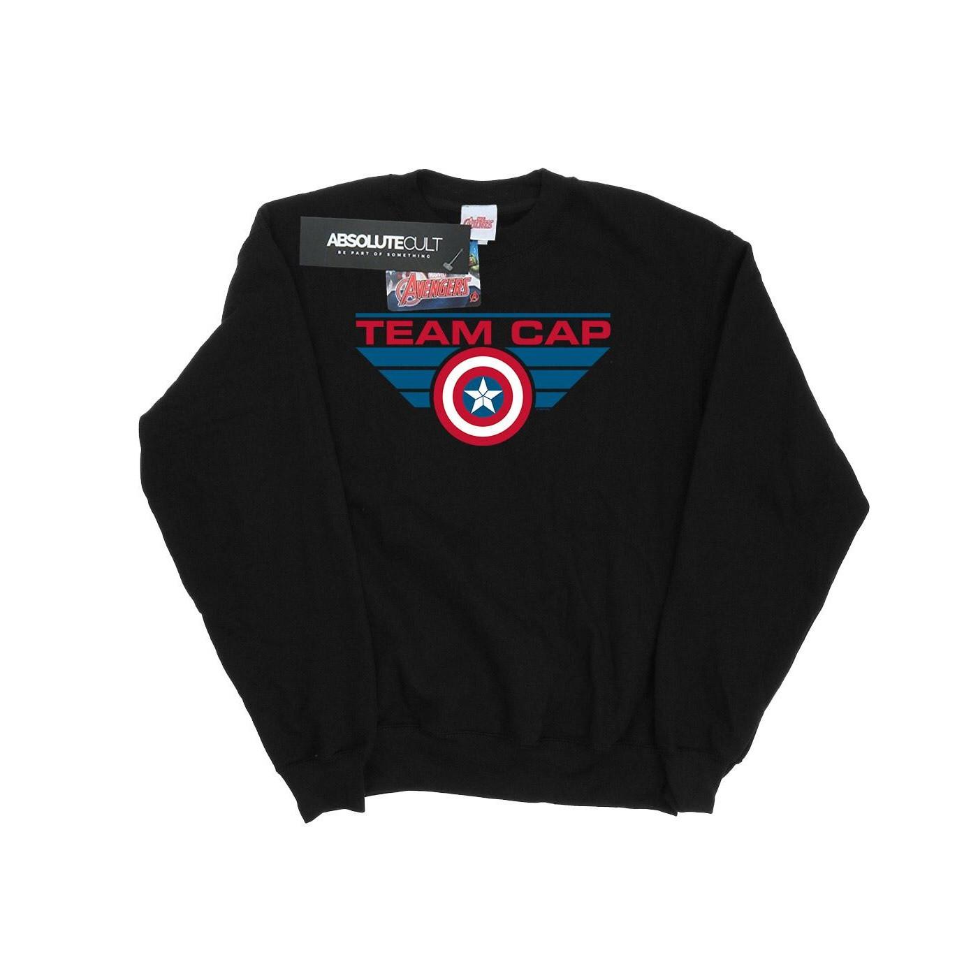Image of Captain America Civil War Team Cap Sweatshirt Damen Schwarz L