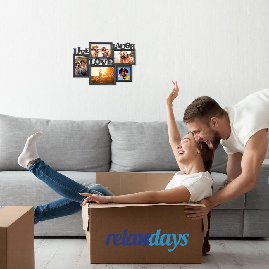 B2X Cadre collage Vivre Aimer Rire  