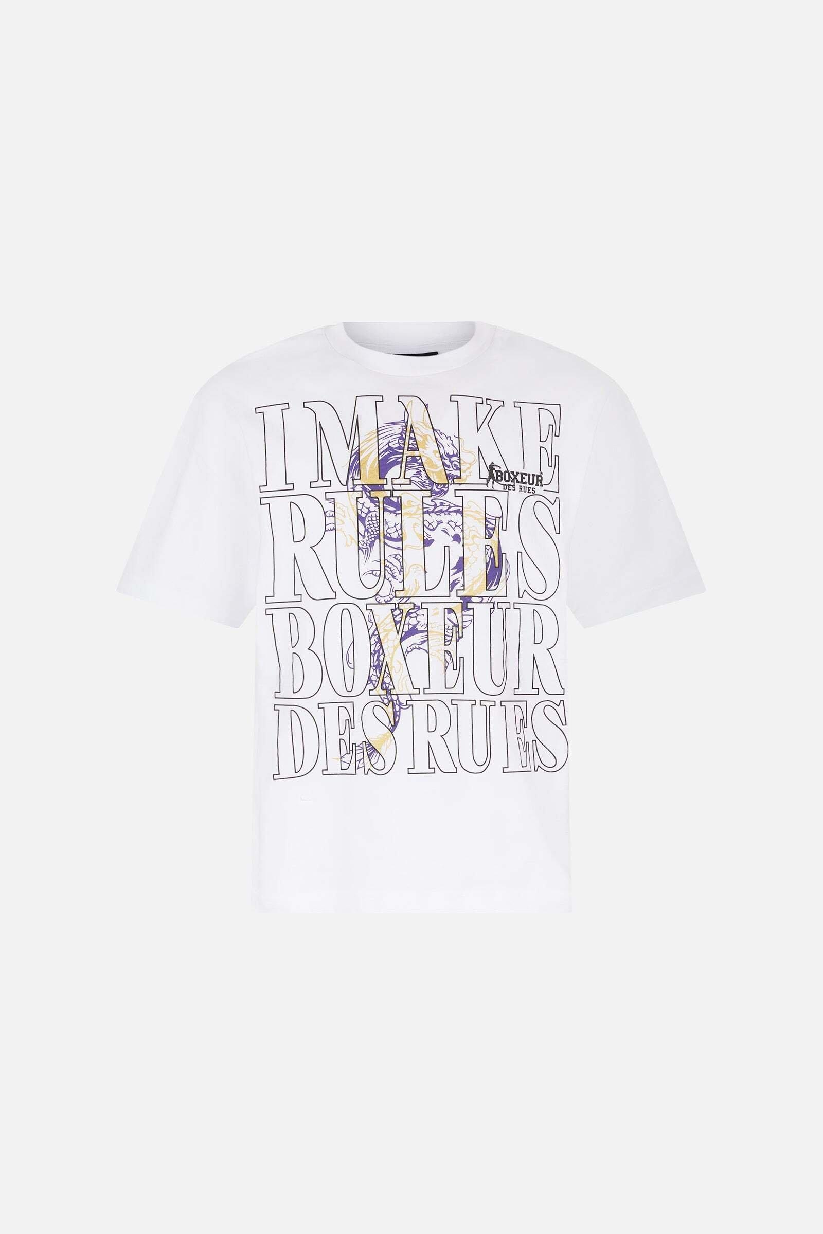 BOXEUR DES RUES  T-Shirt W/Big Front Print 