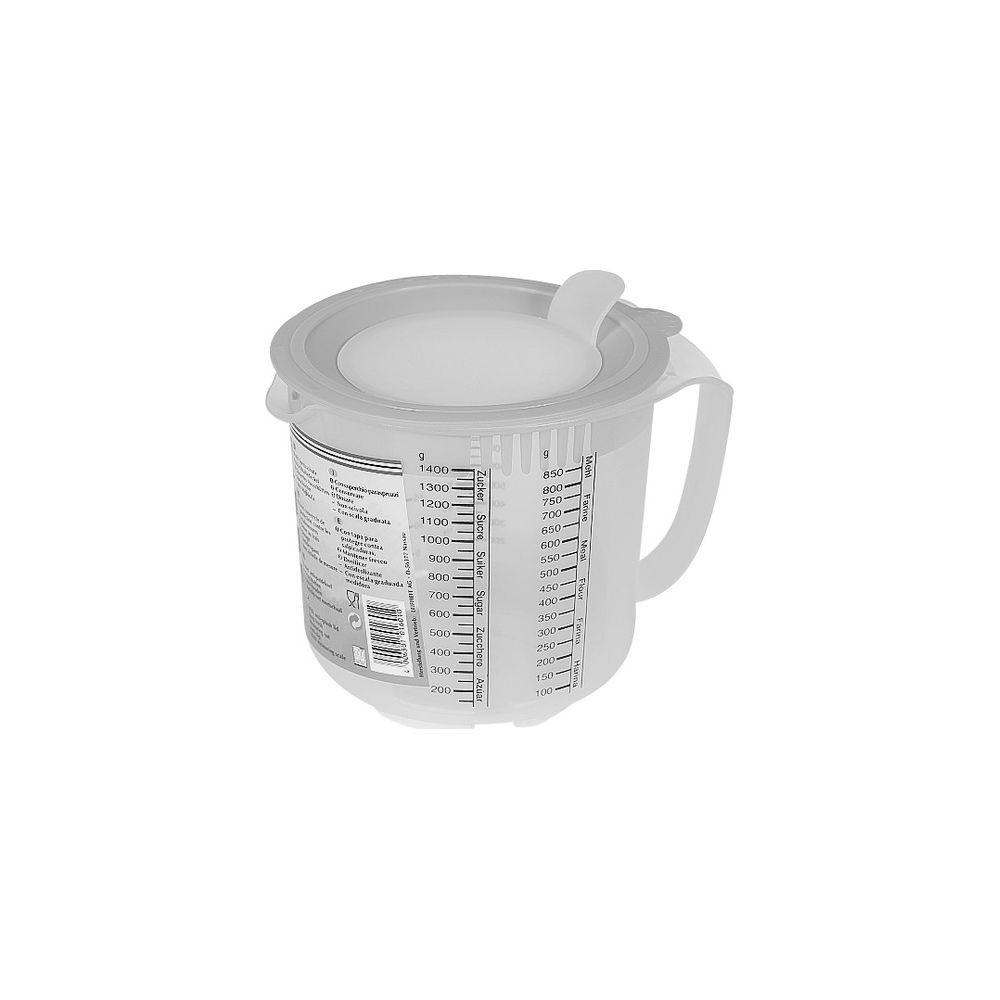 Image of Messbecher Mit Spritzschutzdeckel Unisex Transparent