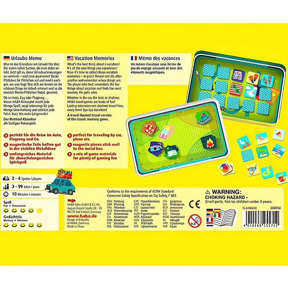 HABA  Spiele Urlaubs-Memo 