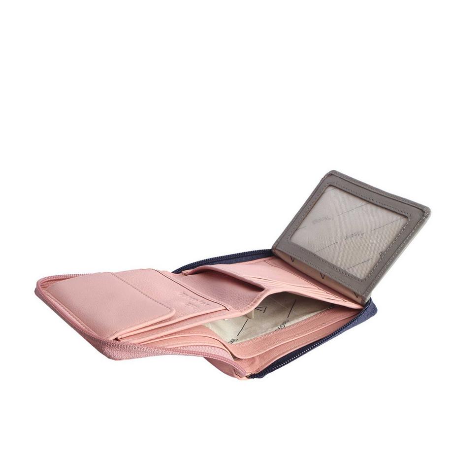 VARGU Lyne 1-A Portafoglio in Vera Pelle  