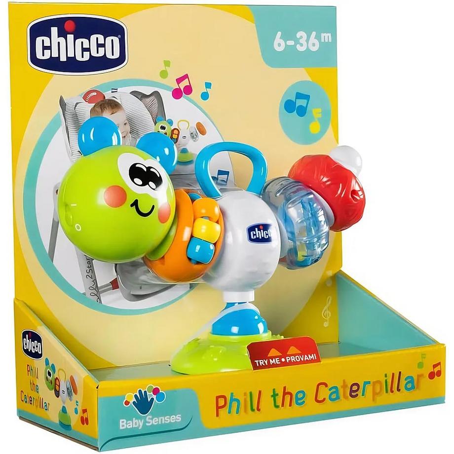 Chicco  Hochstuhlspielzeug Phill Die Raupe 