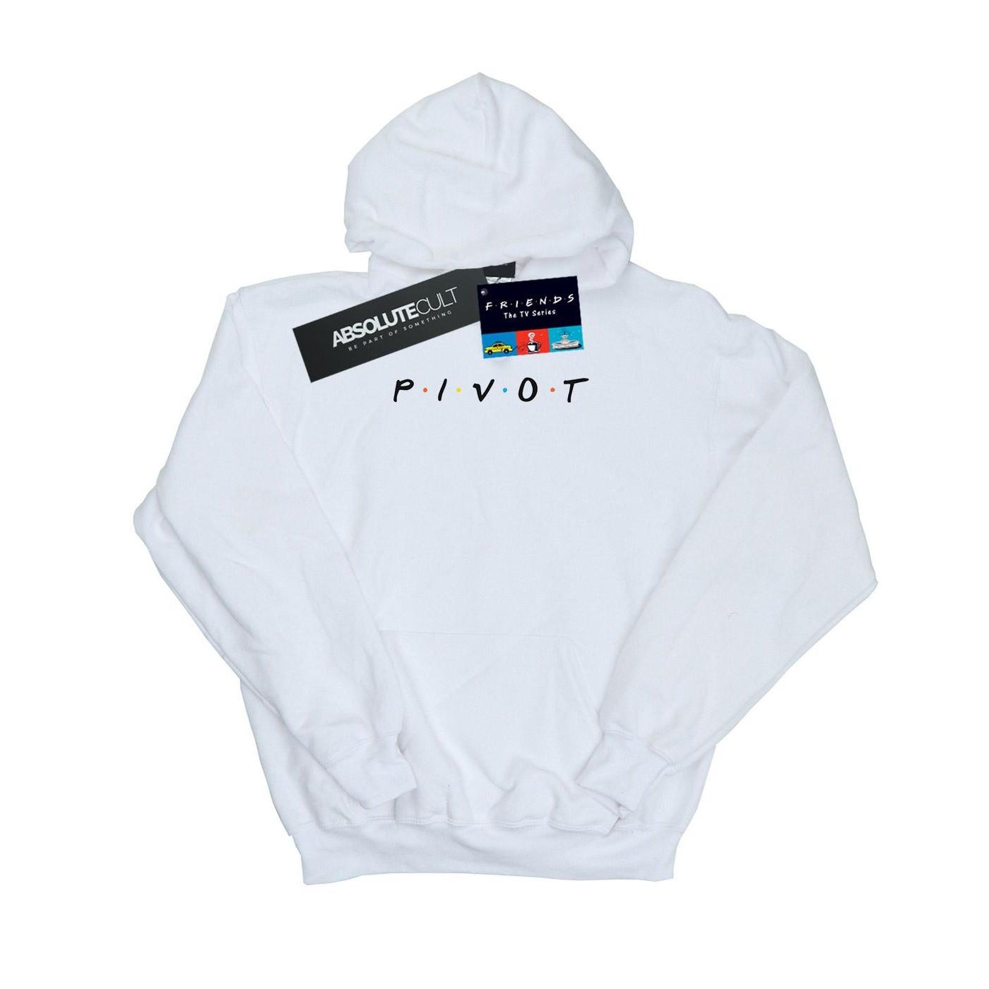 Image of Pivot Logo Kapuzenpullover Herren Weiss S