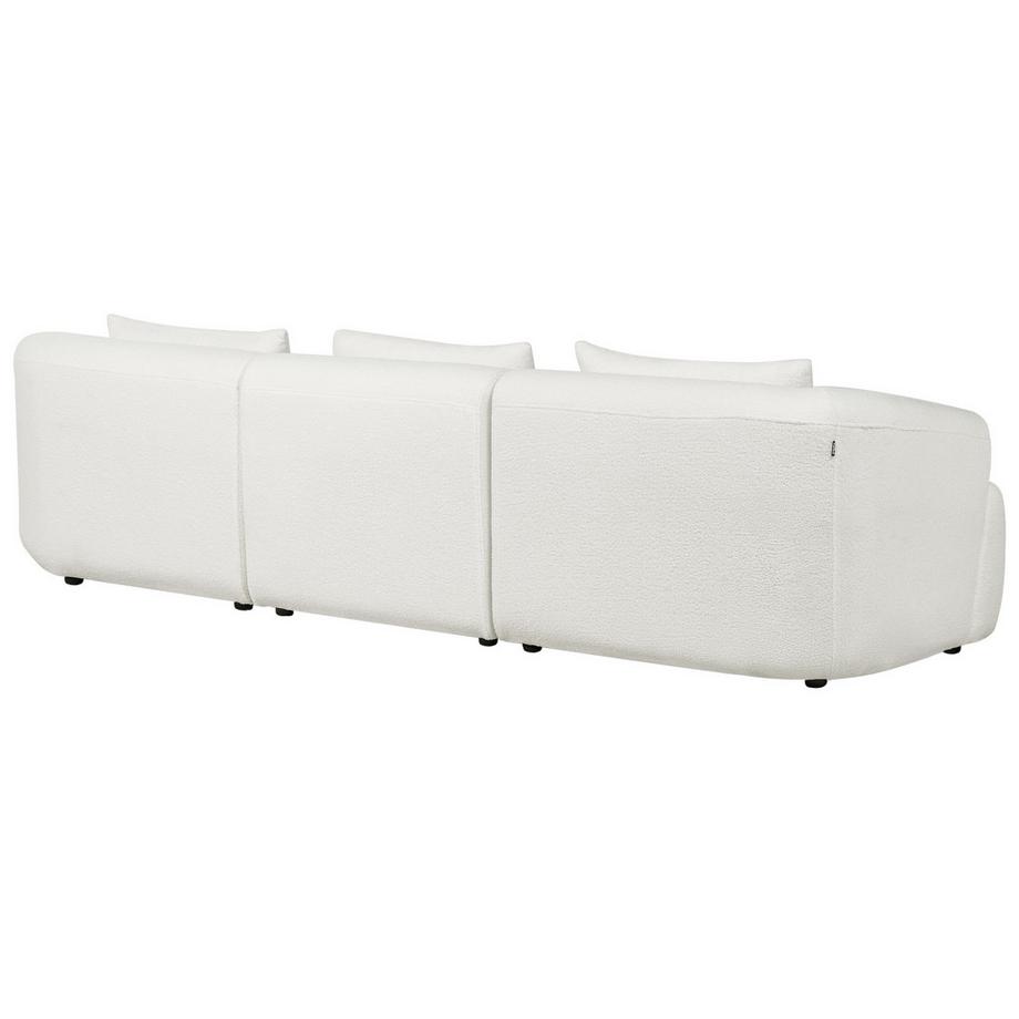 Beliani Ecksofa aus Bouclé  SVANSELE  