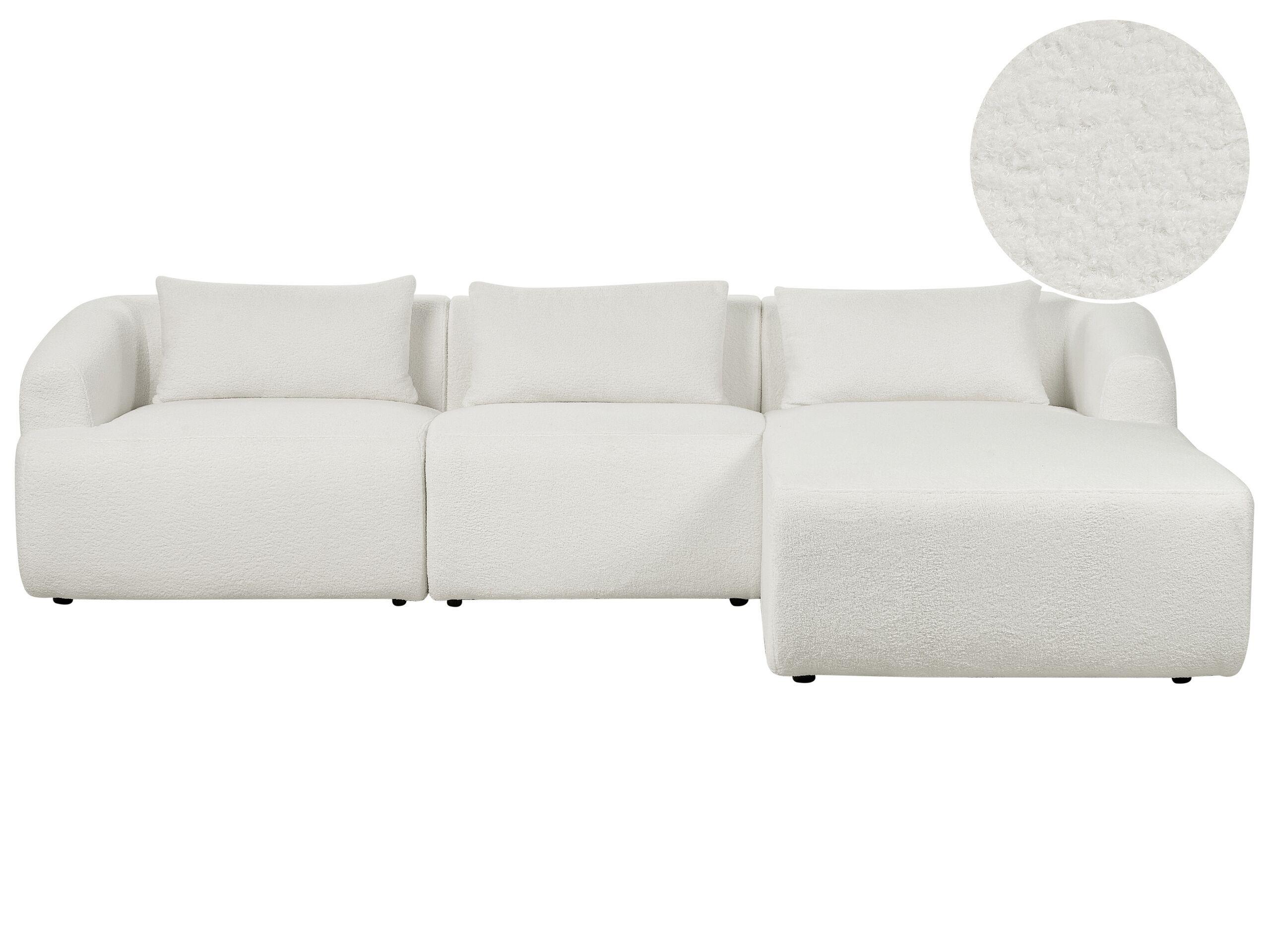 Beliani Ecksofa aus Bouclé Modern SVANSELE  