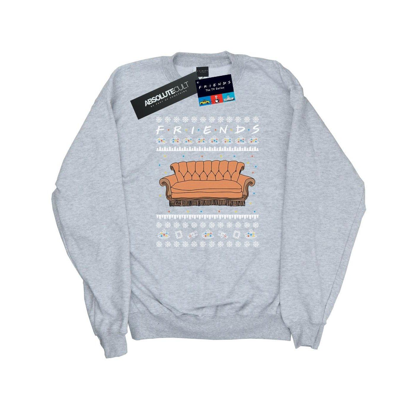 Image of Fair Isle Couch Sweatshirt Damen Grau M