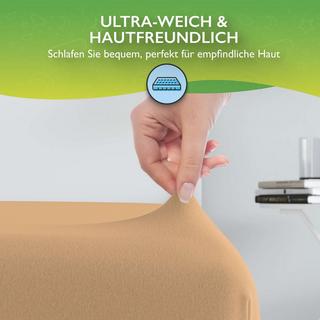 etérea Himmlische Qualität Comfort Jersey Topper Spannbettlaken  