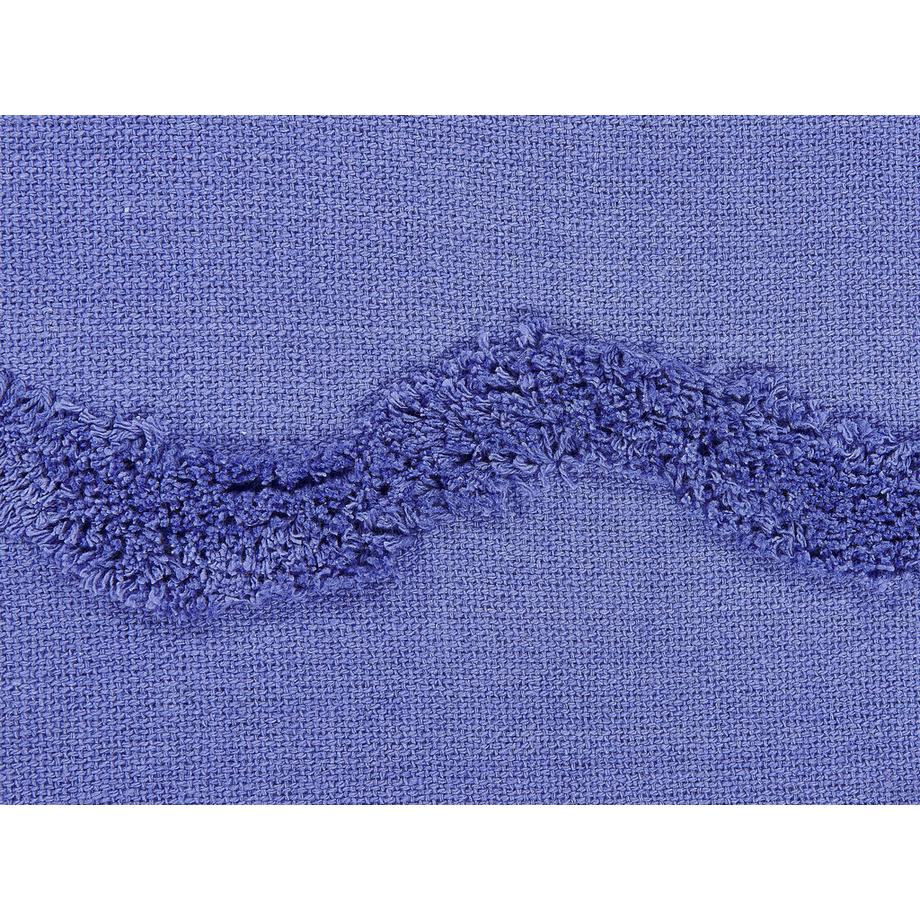 Beliani Boho Khari Baumwoll-Kuscheldecke  