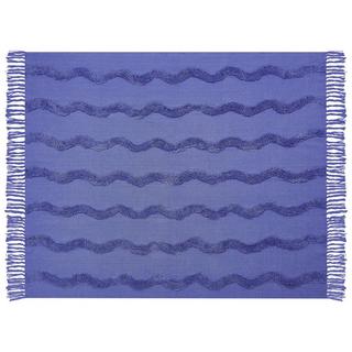 Beliani Couverture en Coton Boho Khari  