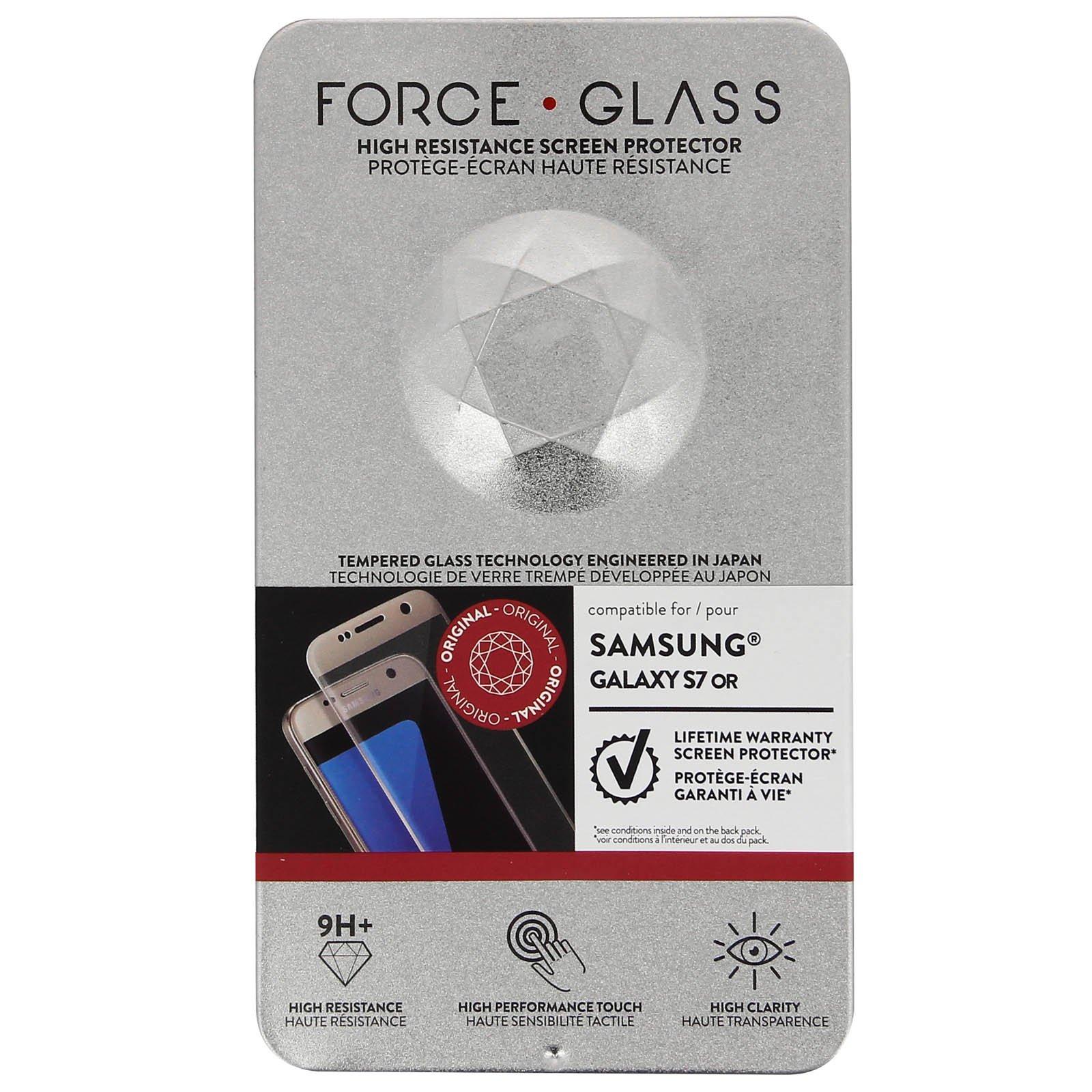 Force Power  Film Verre Trempé Or Samsung Galaxy S7 