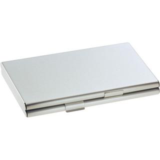 Sigel SIGEL Visitenkarten-Etui 63x92x10mm VZ136 Alu 2x15 Karten  