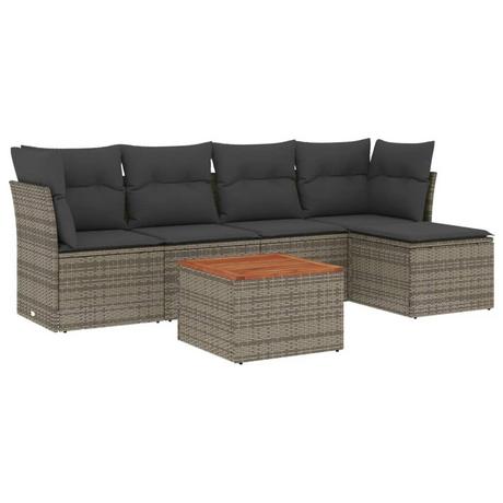 VidaXL Garten sofagarnitur poly-rattan  