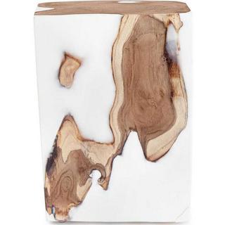 mutoni Tavolino Melty bianco 30x30x40  