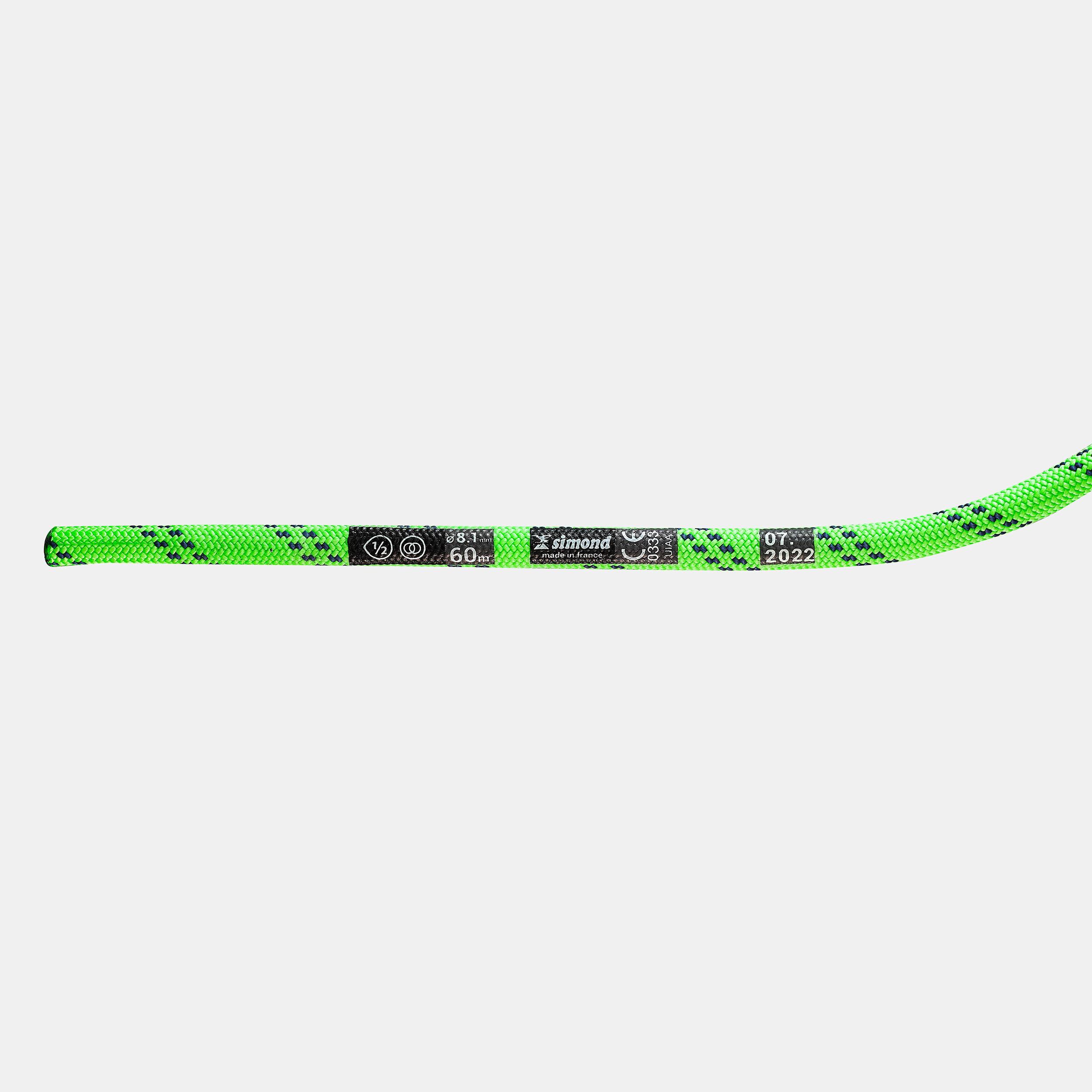 SIMOND  Corda da arrampicata mezza corda corda gemella 8,1 mm 