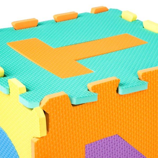Tectake  Tapis puzzle de jeux 86 pièces en mousse 