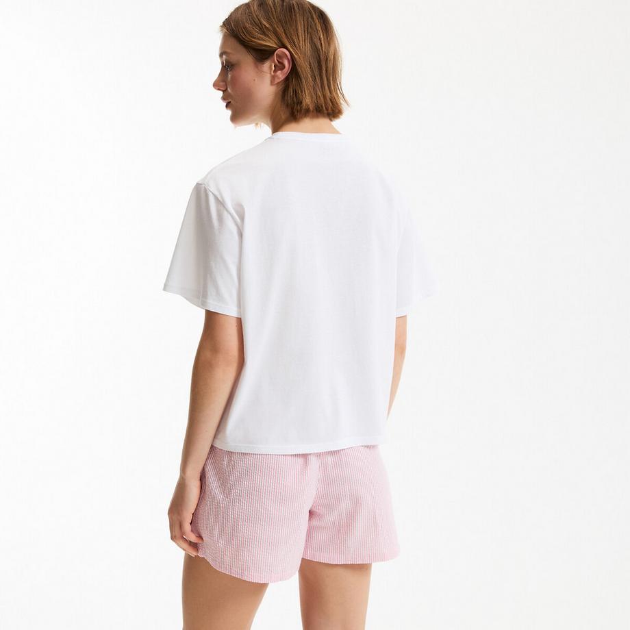La Redoute Collections Pyjashort Seersucker Rayé  