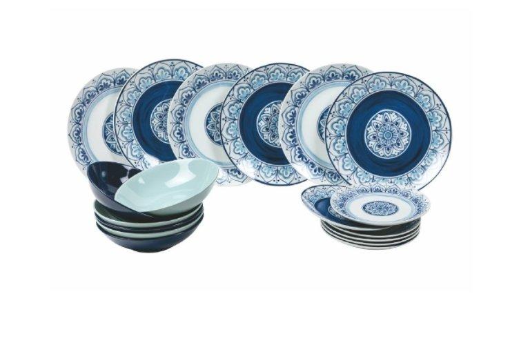 Image of Villa D'Este Maiori, Geschirr-Set, 18 tlg. Villa D'Este Maiori, Geschirr-Set, 18 tlg.