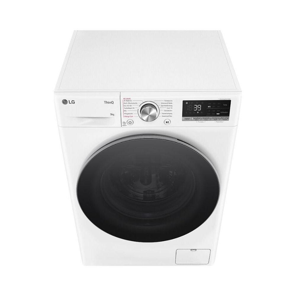 LG LG F4WR7091 lavatrice Caricamento frontale 9 kg 1360 Giri/min Bianco  