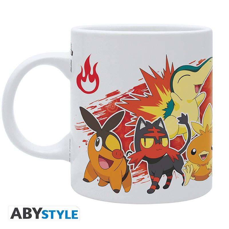 Abystyle  Mug - Subli - Pokemon - Starter Feu 