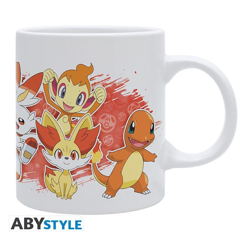 Image of Becher - Subli - Pokemon - Fire Starters Unisex Weiss 32 cl