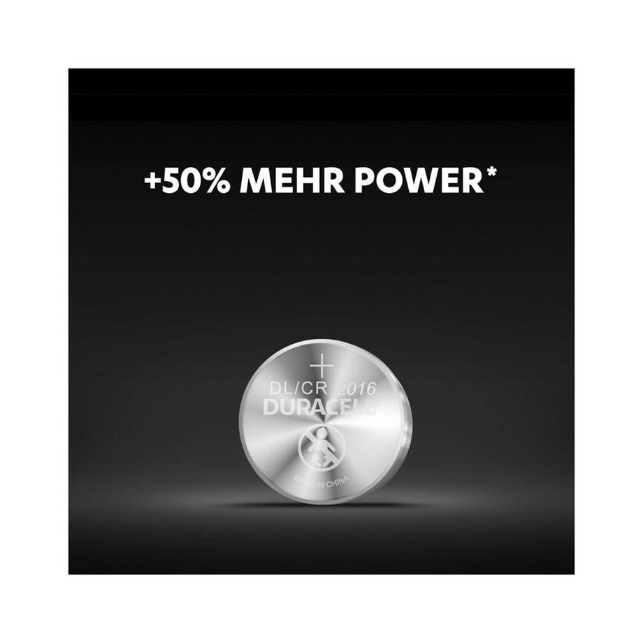 DURACELL  DURACELL Knopfbatterie Specialty CR2016 B2 CR2016, 3V 2 Stück 