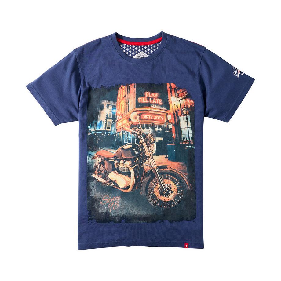 Joe Browns T-shirt Motociclista Maniche Corte Girocollo  