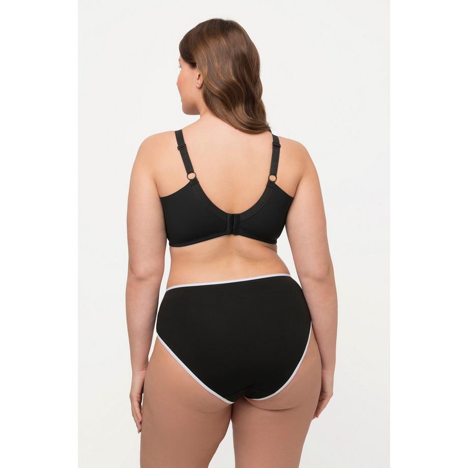 Ulla Popken Soutien-gorge à armatures bonnets souples bordure fantaisie  