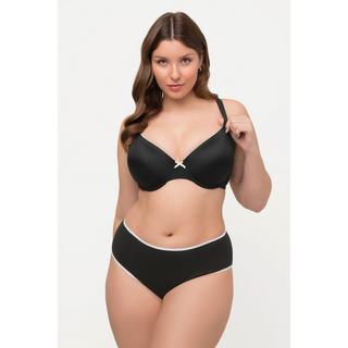 Ulla Popken  Reggiseno con ferretto, orli decorativi e coppe morbide, coppa B/E 